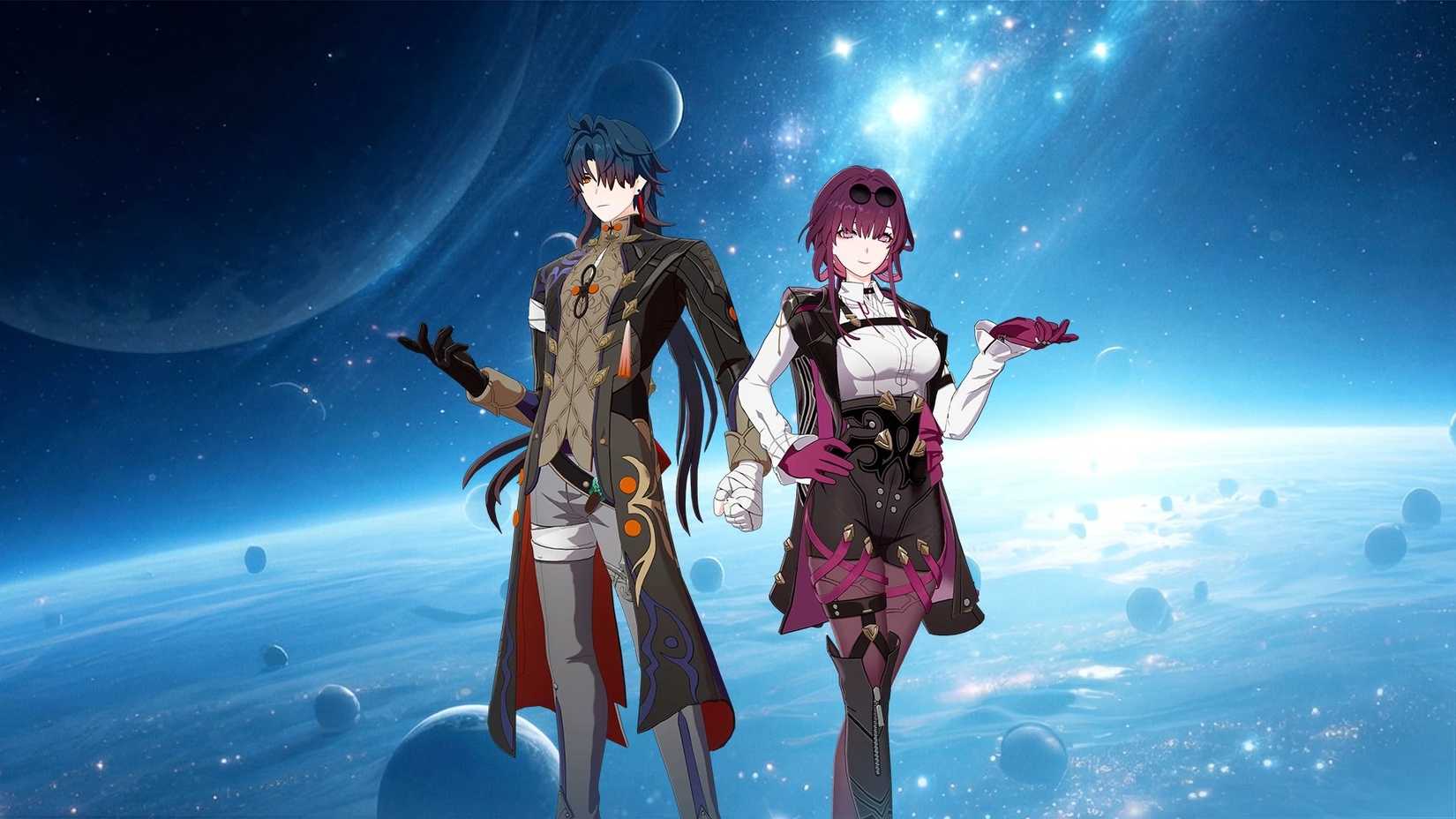 Promotional image for the Honkai Star Rail Fortnite collab.