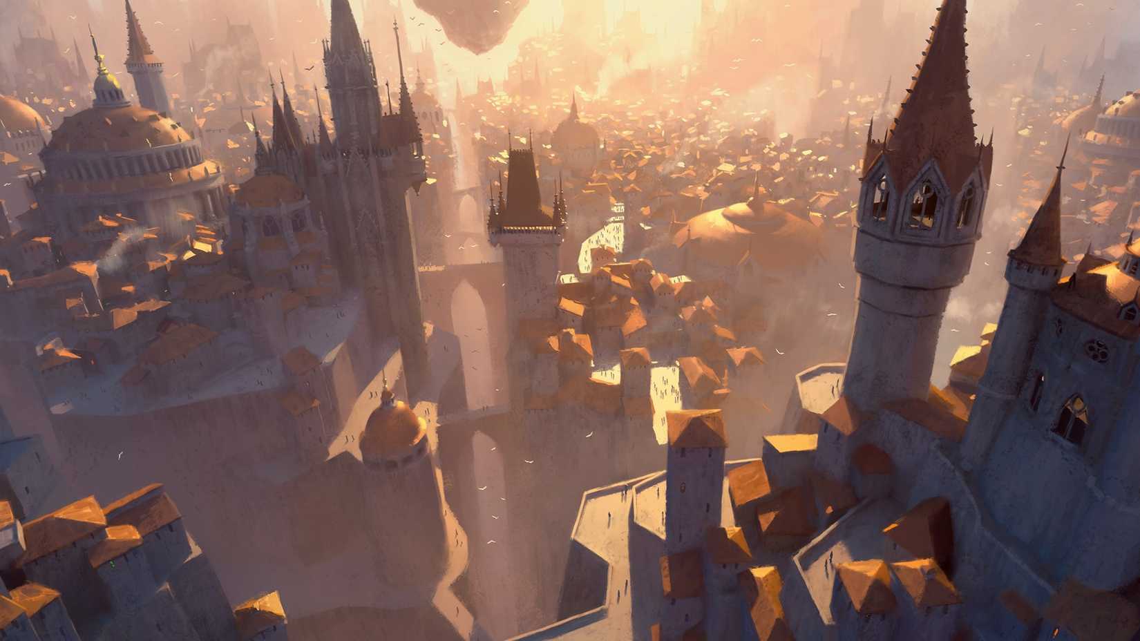 Ravnica City of Guilds konstverk.
