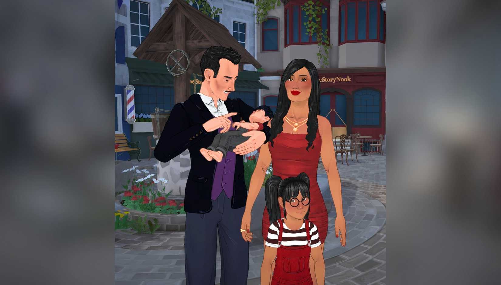 The Goth family in Paralives