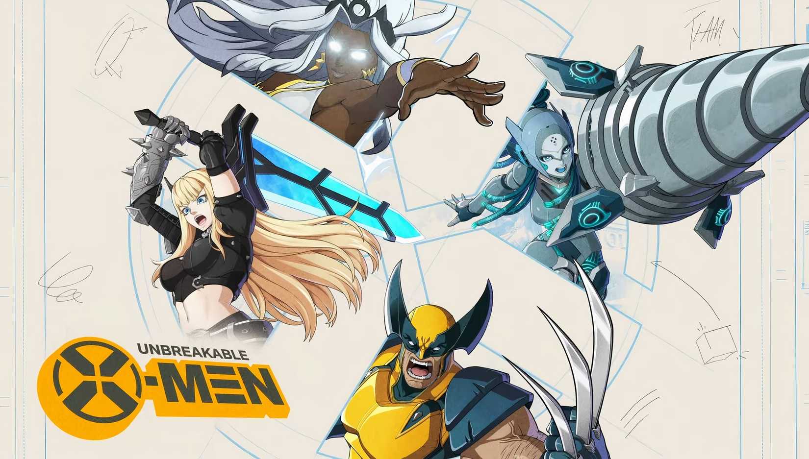 Unbreakable X-Men from Marvel Tokon Fighting Souls.