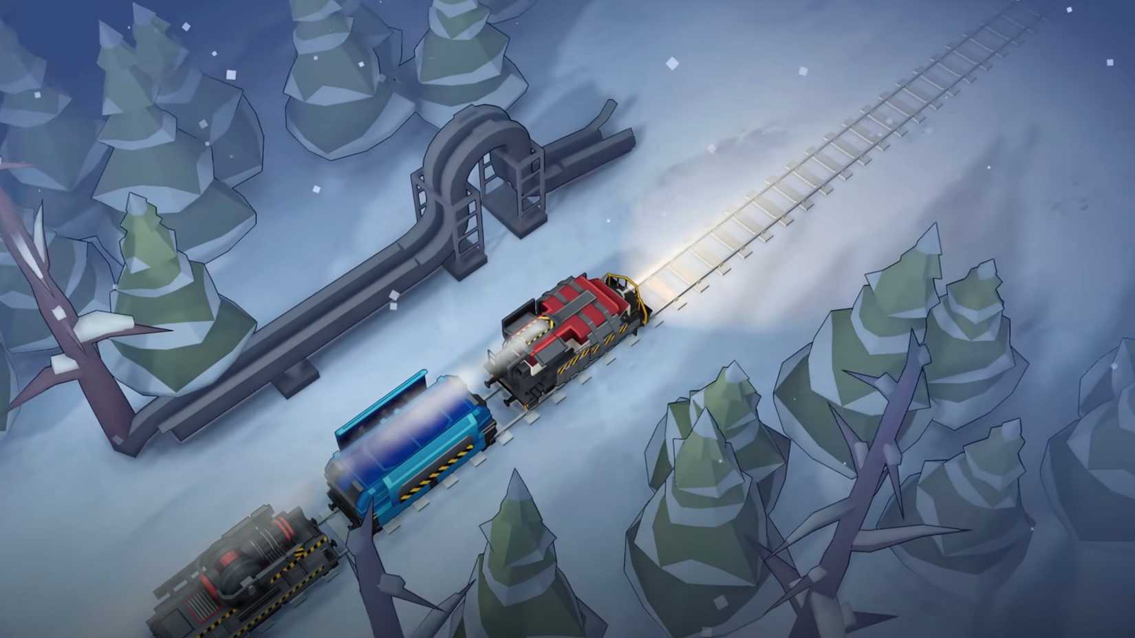 Train moving in Fogpiercer.
