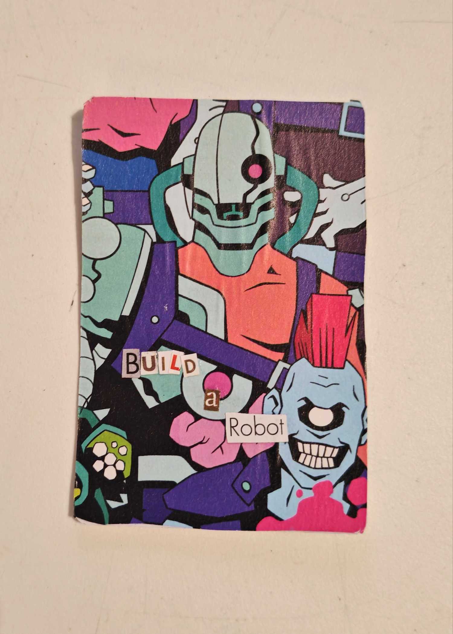 Robot Playing Card Collage by Ben Sledge.