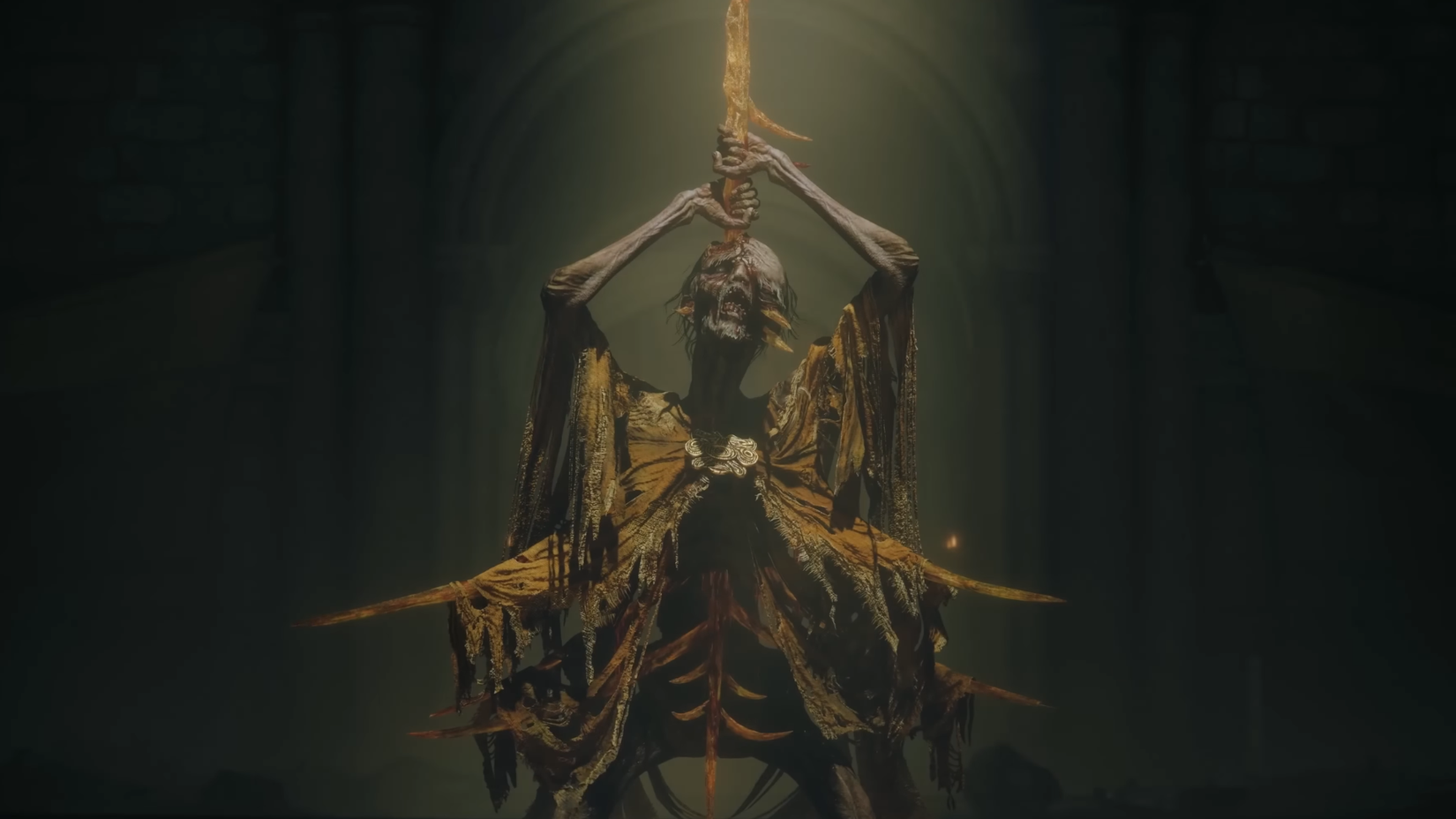  Midra, Lord of Frenzied Flame, a boss in the Elden Ring: Shadow of the Erdtree DLC.