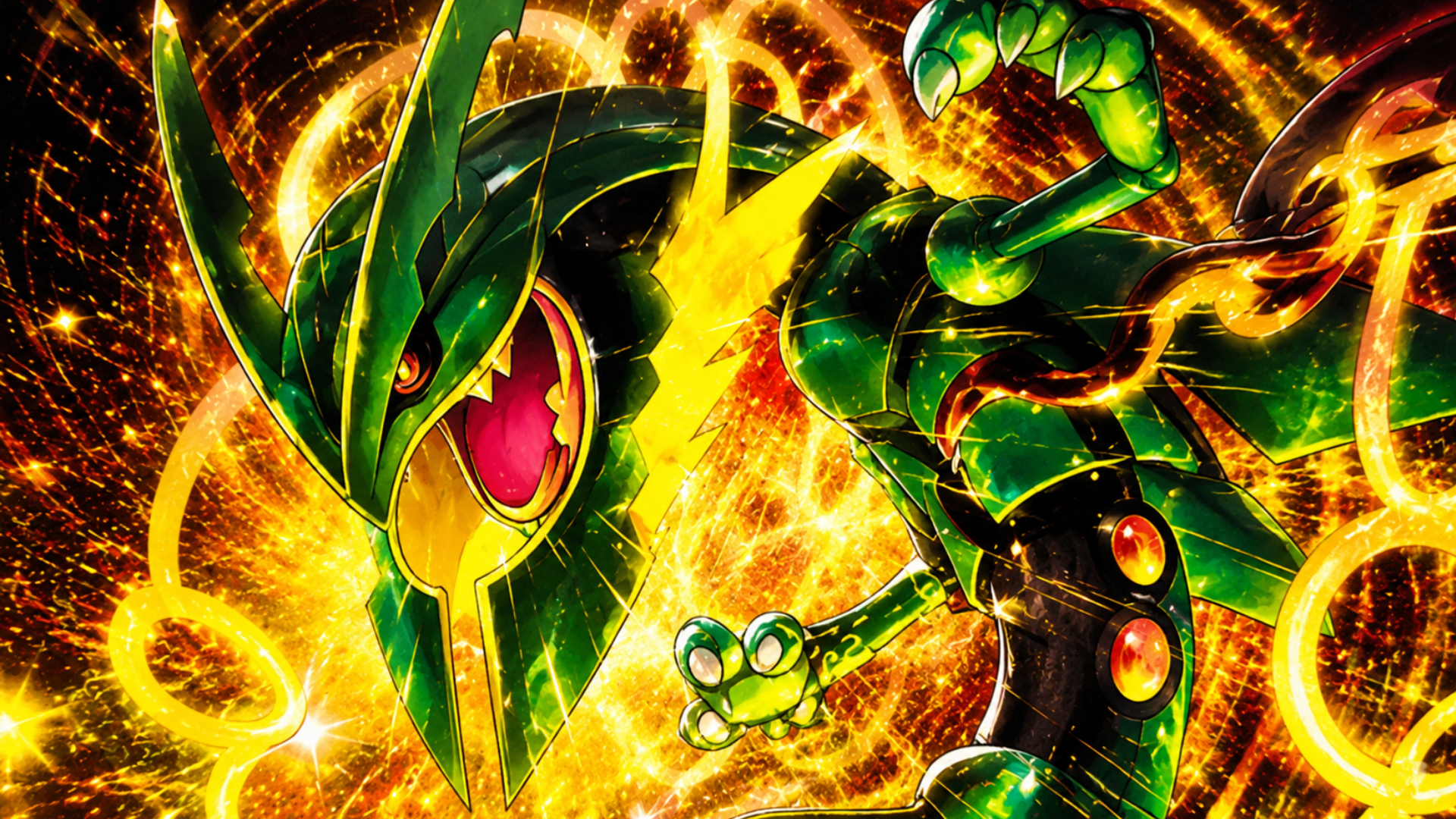 Открыта карта Mega Rayquaza SIR из Pokémon Delta Reign