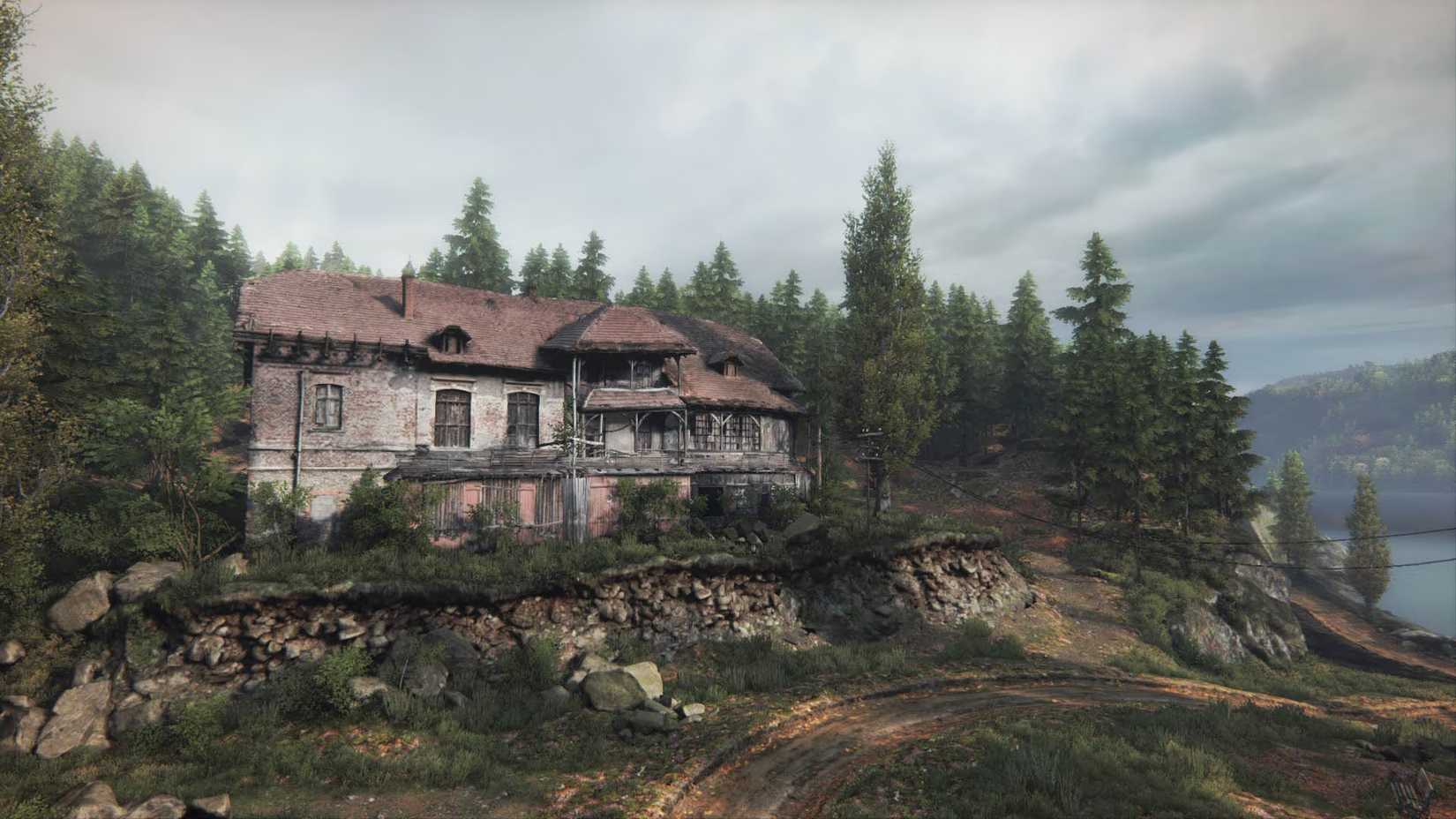A broken home in The Vanishing of Ethan Carter.