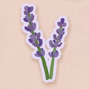 A Sprig of Lavender sticker in Cat Mail Co-1
