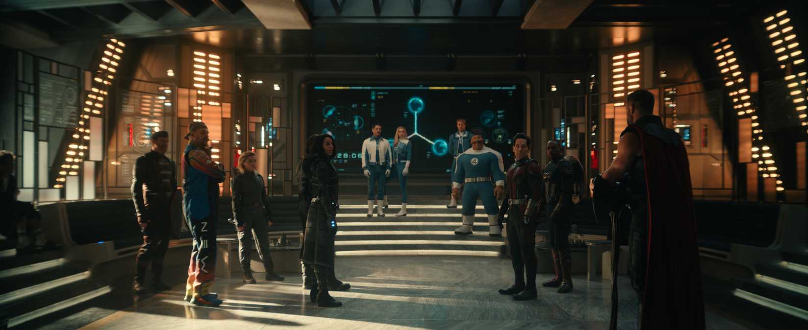 All of the heroes meet in Avengers HQ in Doomsday. 