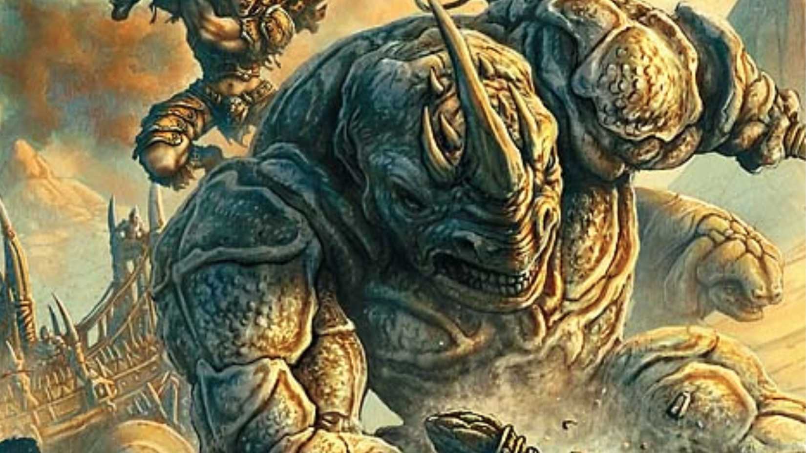 Dark Sun Crushing Rhino