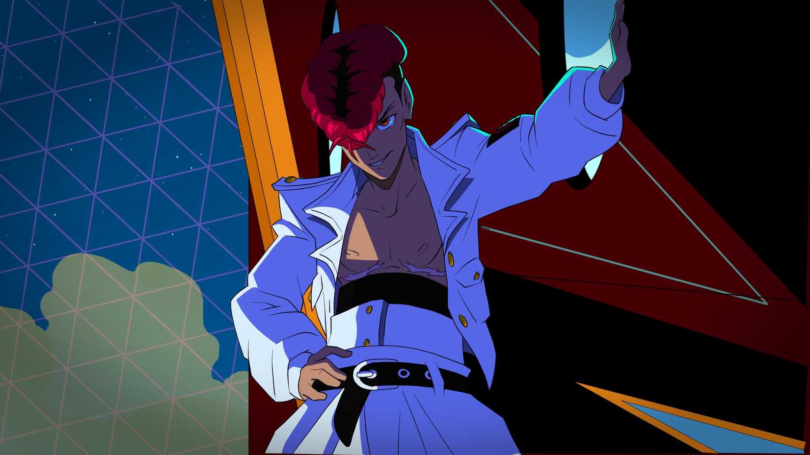 Trans character in Denshattack. 