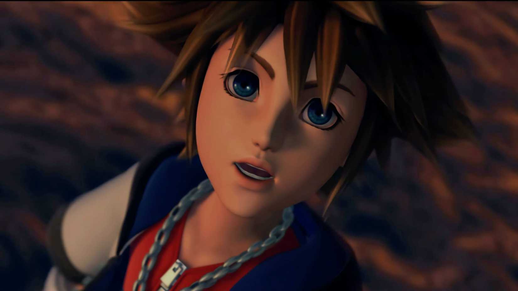 Sora was shocked in the Kingdom Hearts intro.