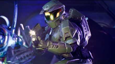 چند سطح در Halo: Campaign Evolved وجود دارد؟ 10 مستر چیف با تفنگ خود در Halo Campaign Evolved.