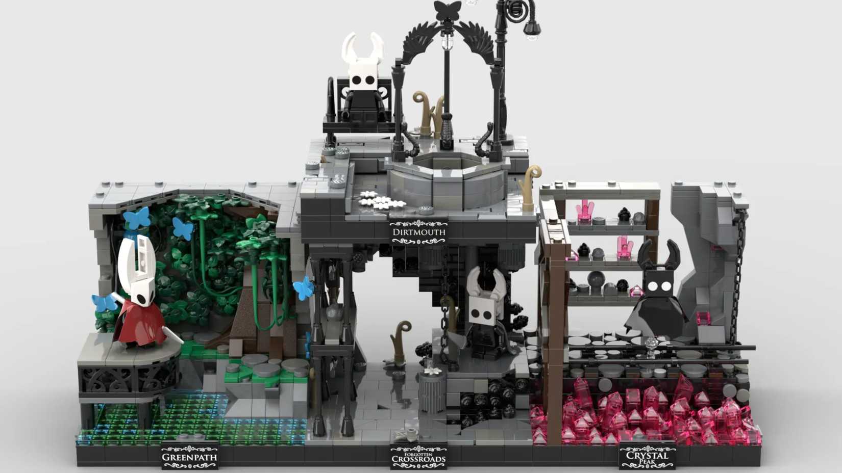 hollow knight a journey to hallownest lego set.