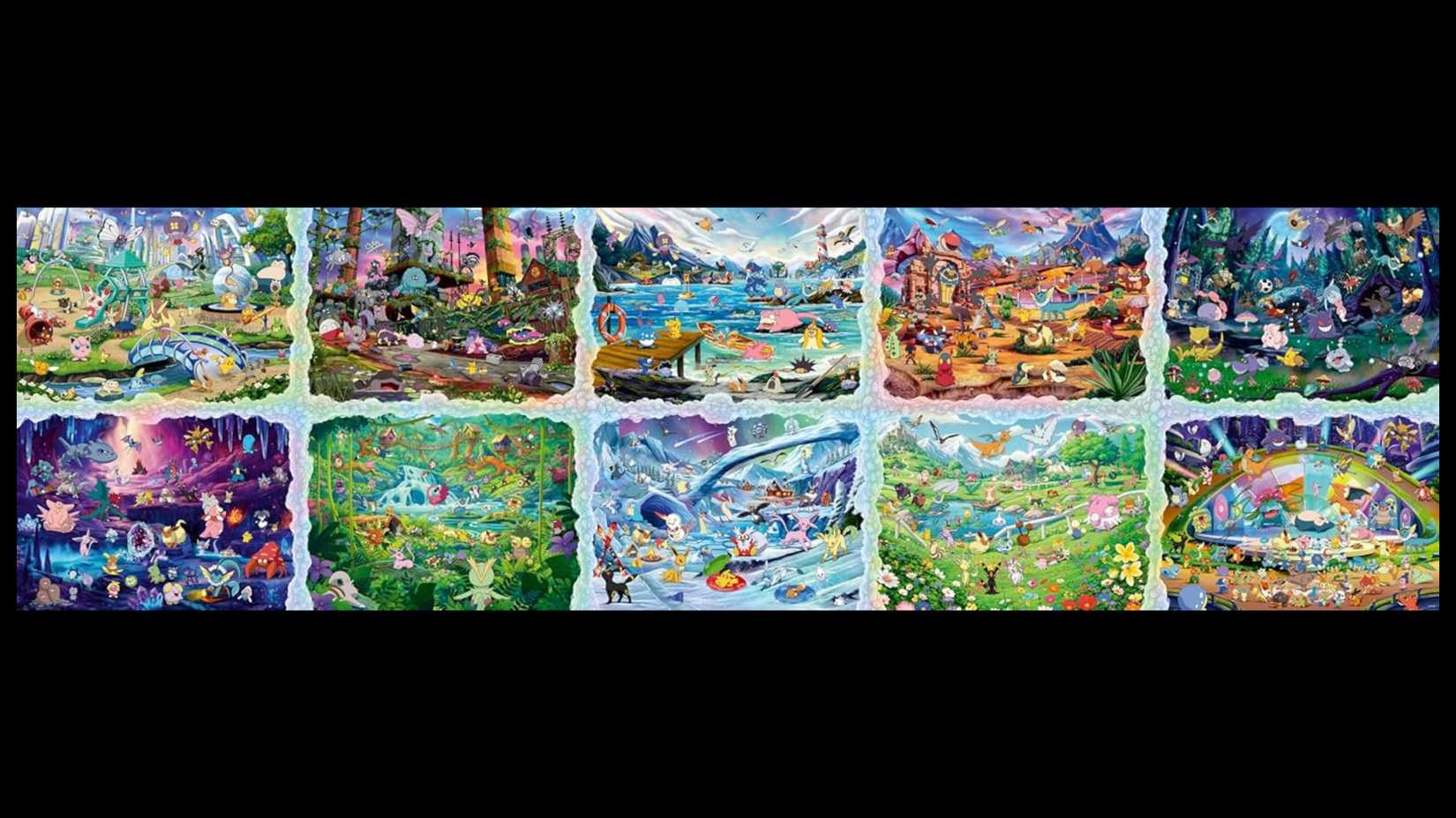 40,000 piece Pokemon Festival Journey puzzle.