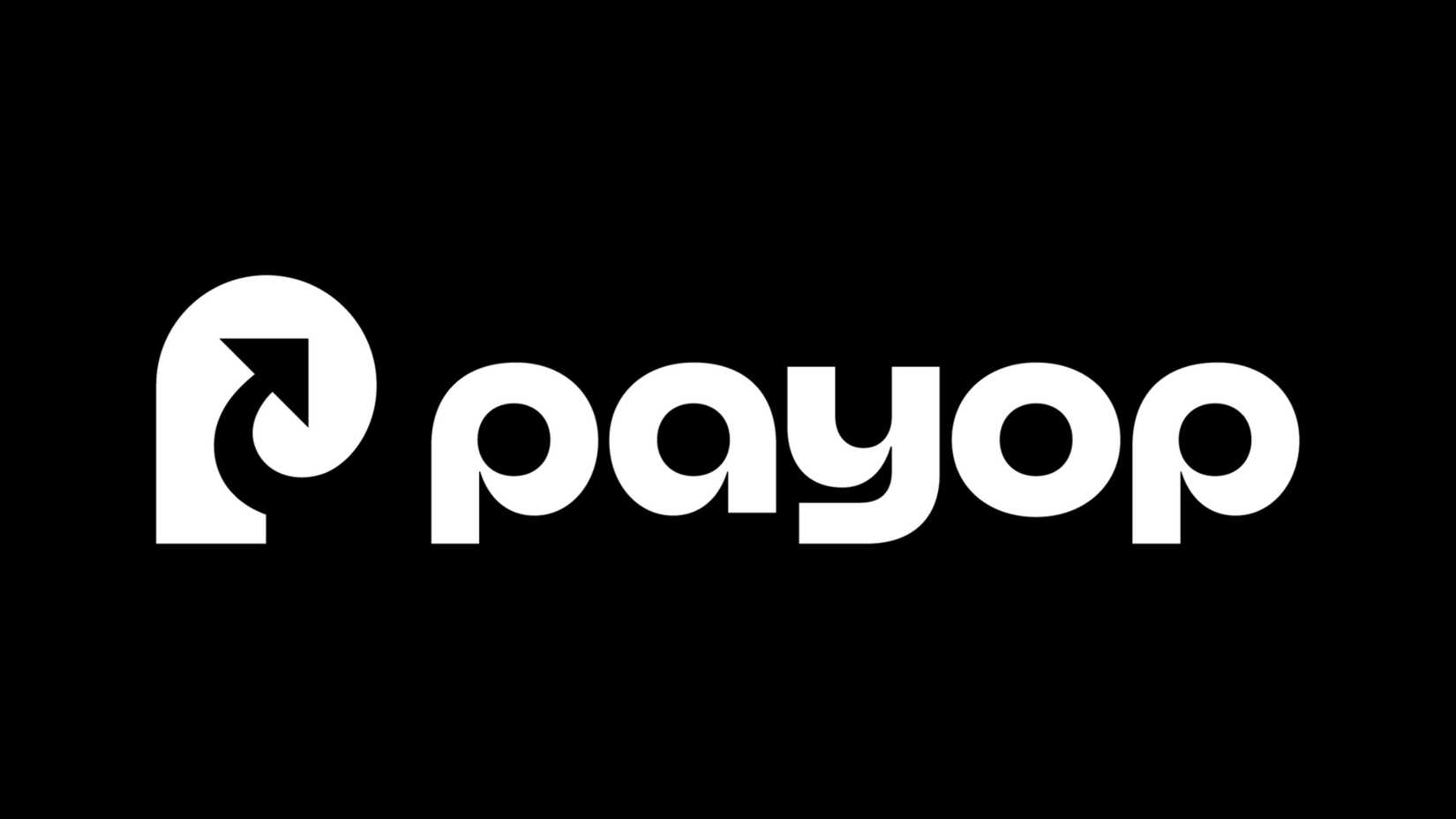 black and white payop logo.