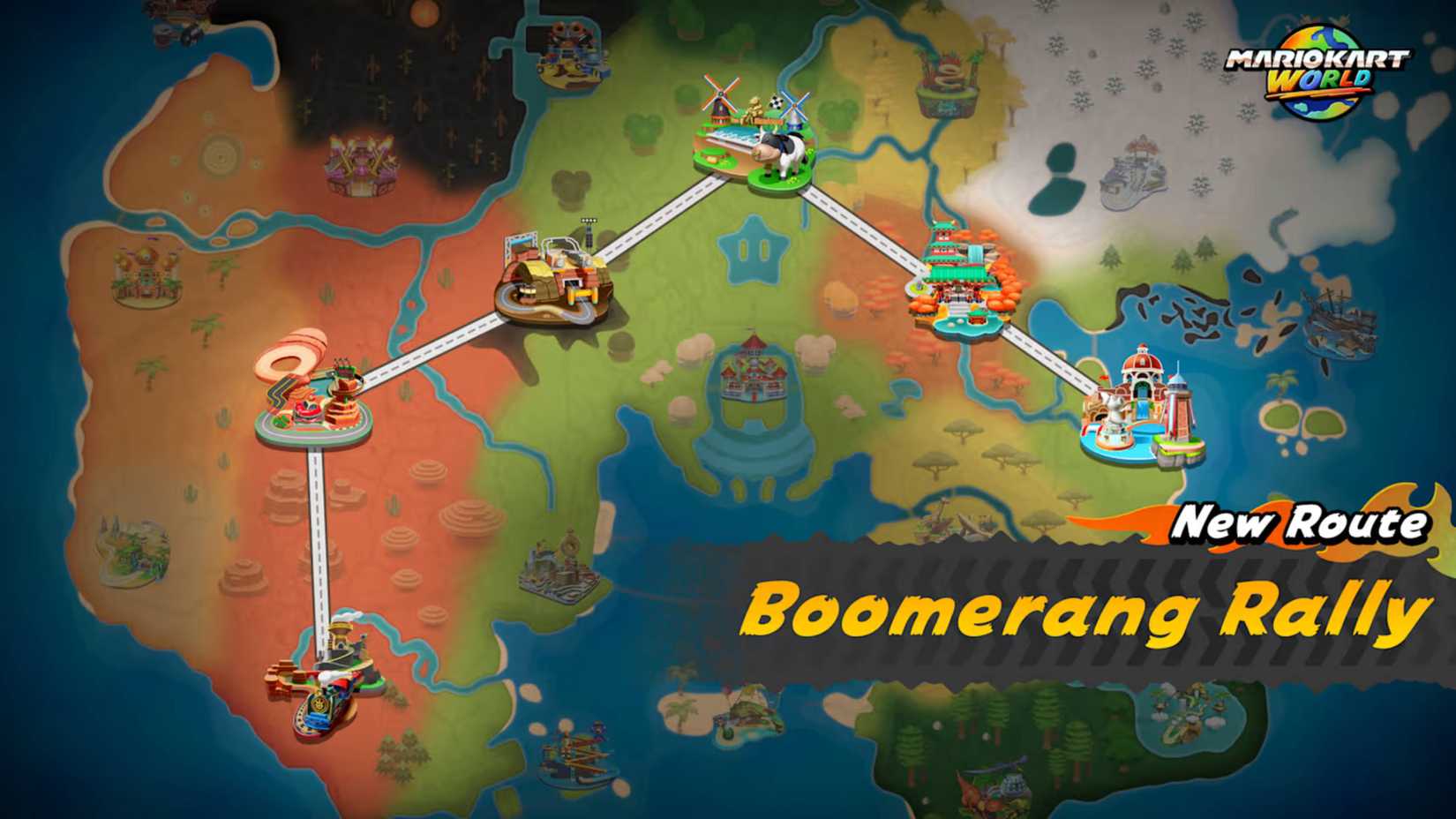 Summunt Racing Sticker Mario Kart World Update Finally Adds New Routes To Knockout Tour
