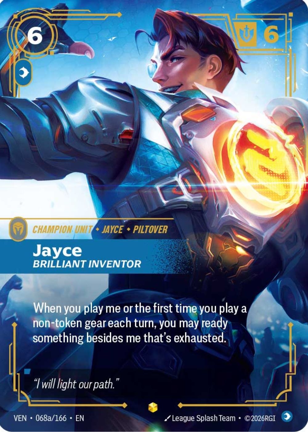 Exclusive Riftbound Vendetta Card Reveal: Jayce, Brilliant Inventor ...