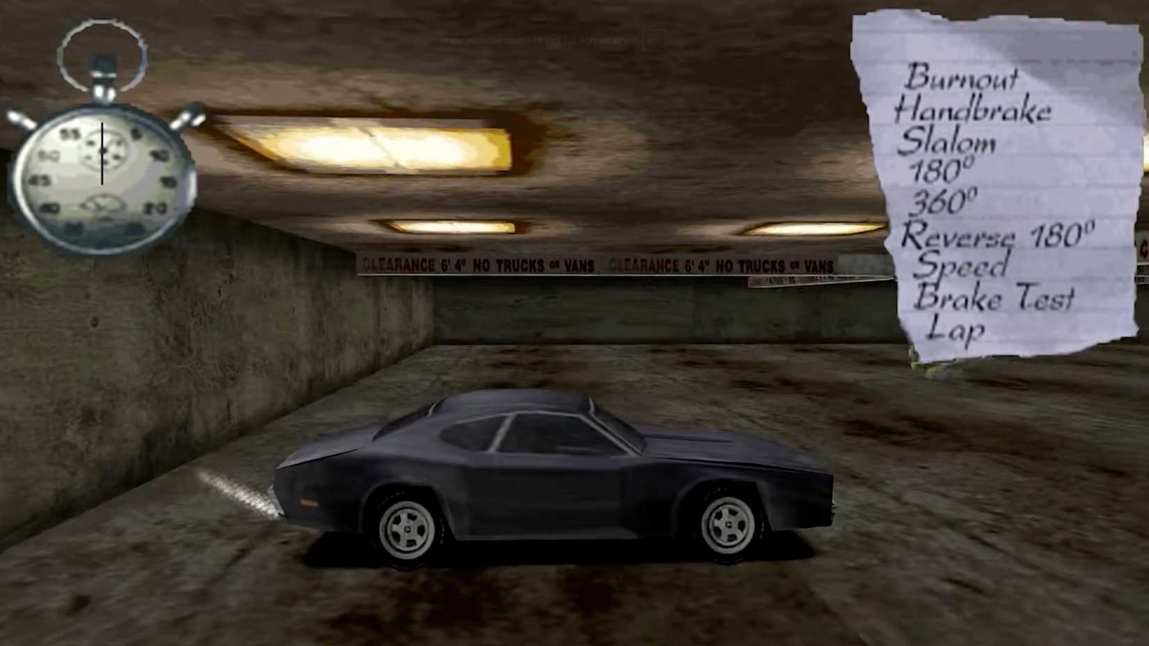 Tutorial with list of moves to make in Driver.