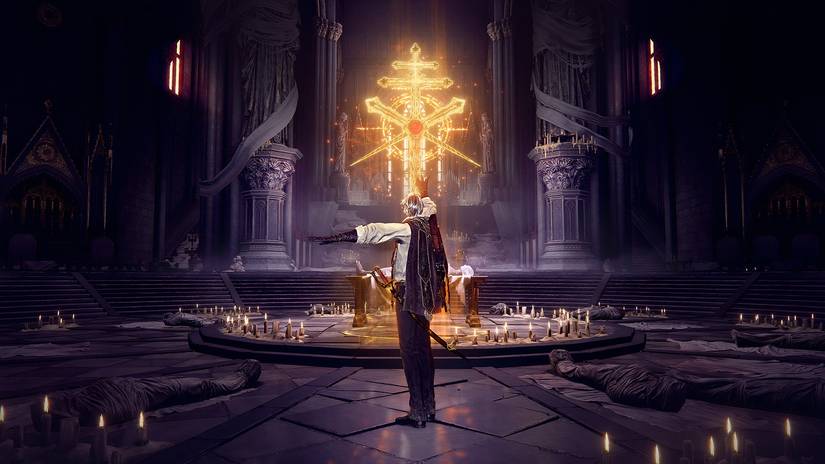 Albert at a Ritual Site in the Duskbloods.