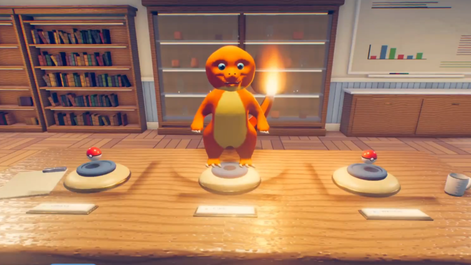 a knock-off charmander from pokemon generated by ai.
