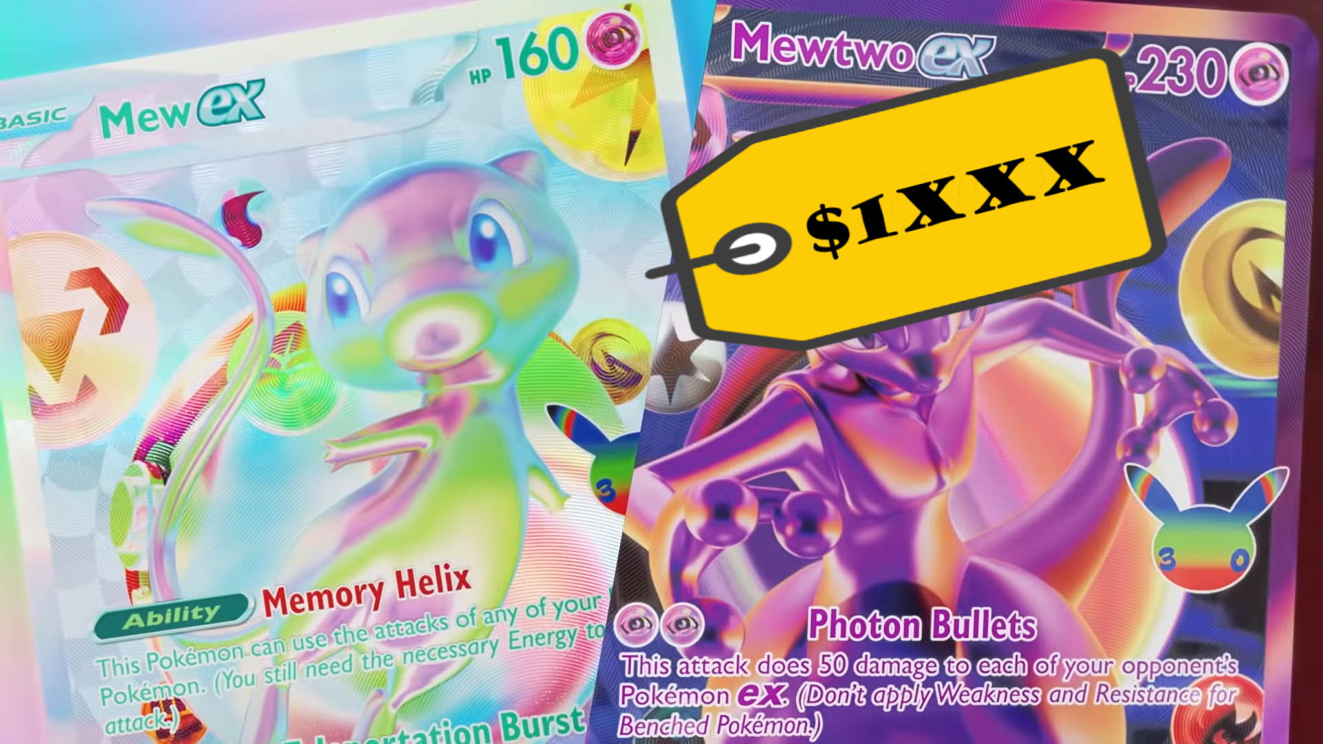 30th Anniversary Mew Futuristic Rare Pokemon Card Sells For $1,400