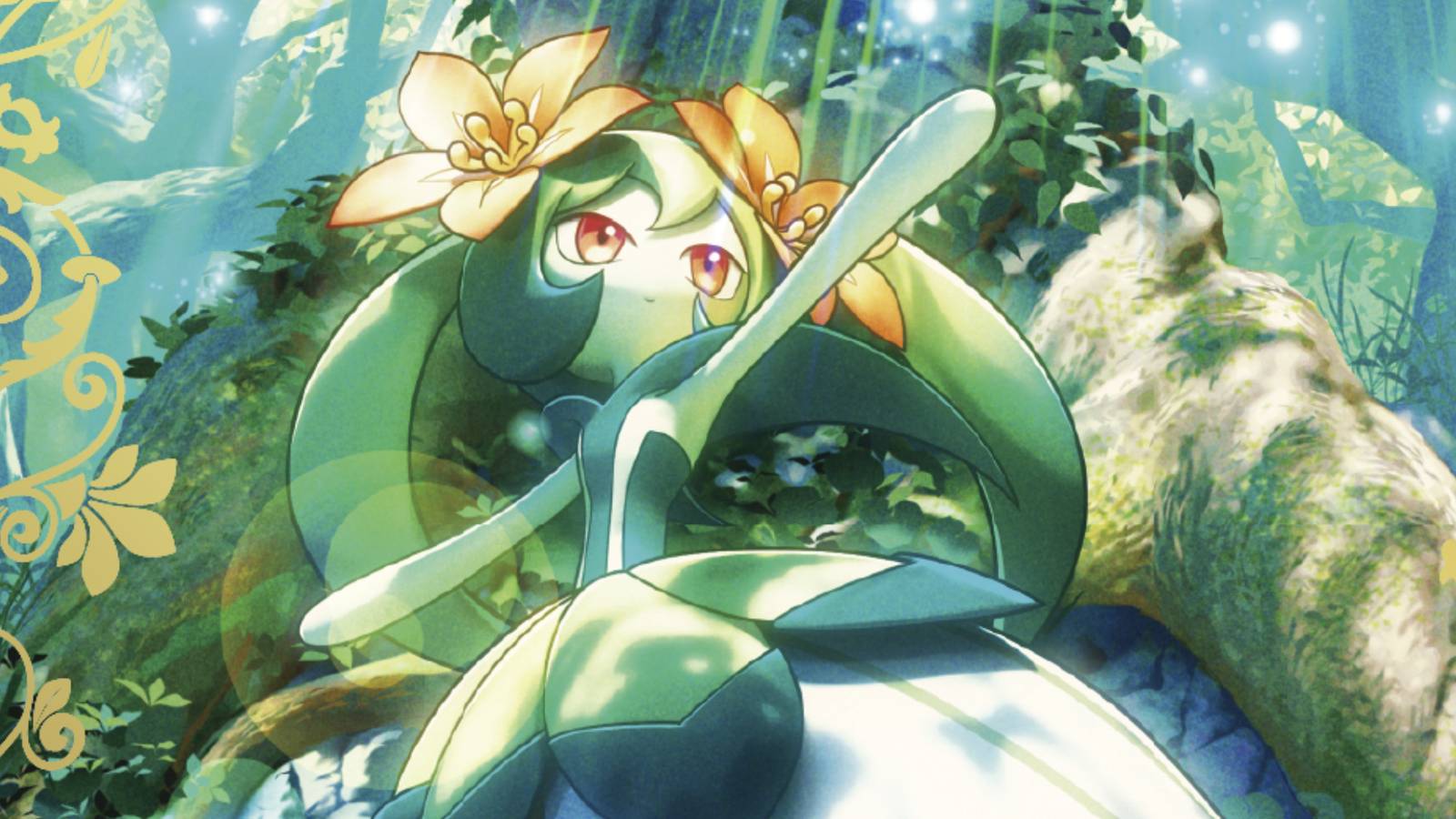 A Palworld creature basking in the sun.