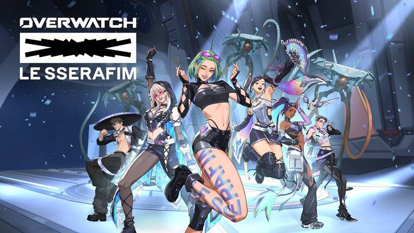 Overwatch le Sserafim official image reveal