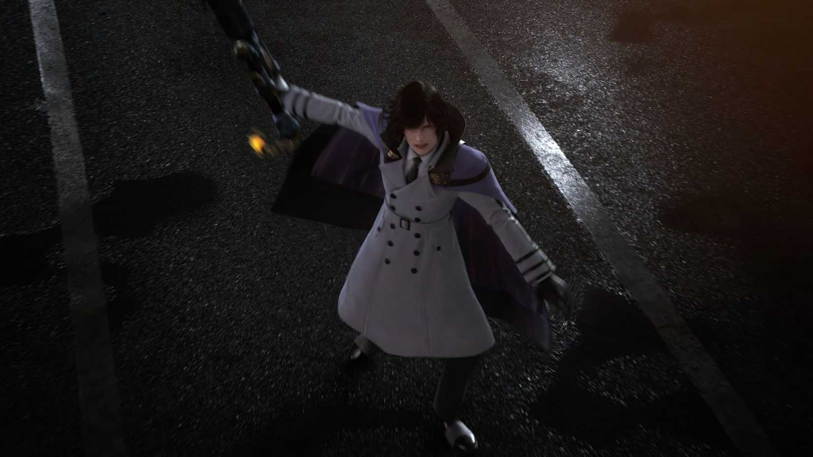 Sigurd summoning a Keyblade in the Kingdom Hearts 4 D23 trailer.