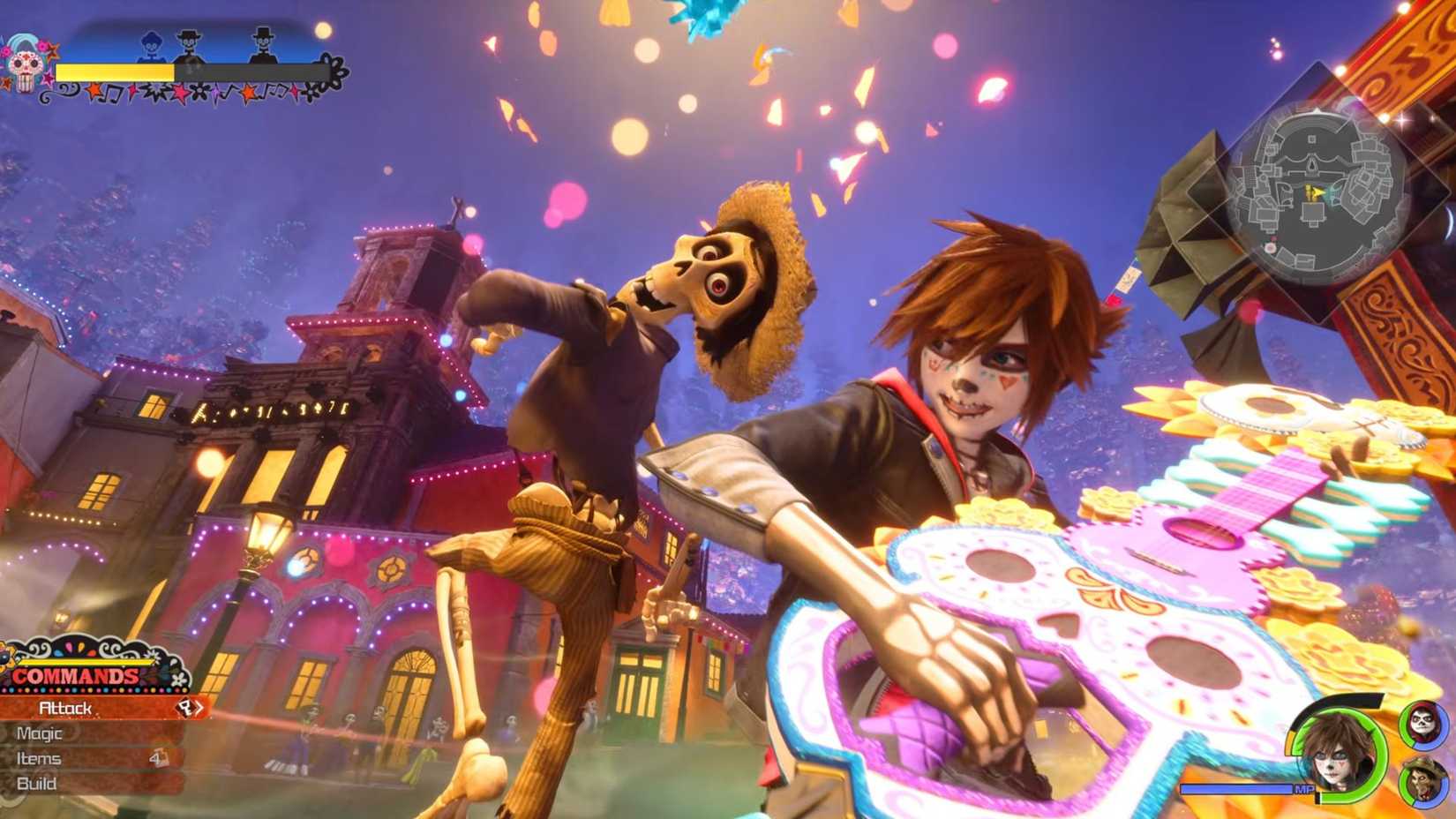 Sora and Hector performing a Limit in Kingdom Hearts 4.