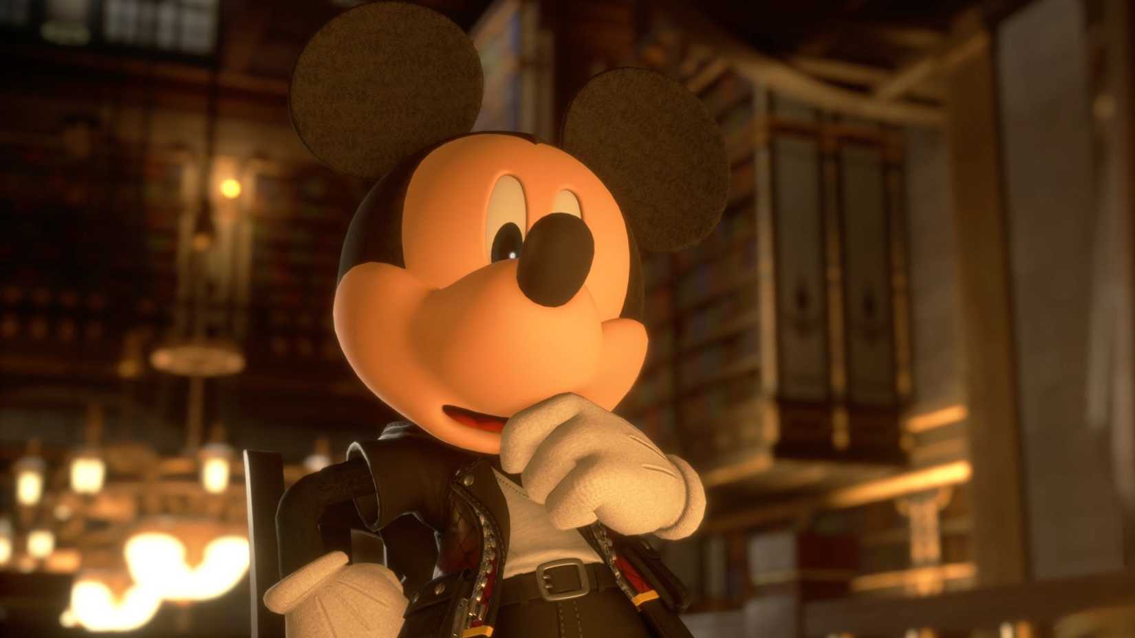 Mickey Mouse's new outfit in Kingdom Hearts 4.