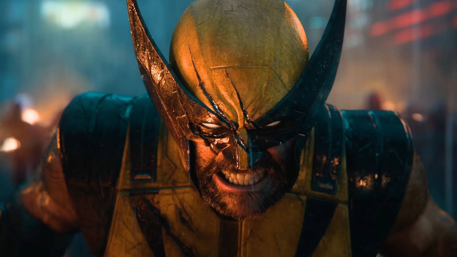 Wolverine looking angry in the cinematic trailer for Marvel's Wolverine.
