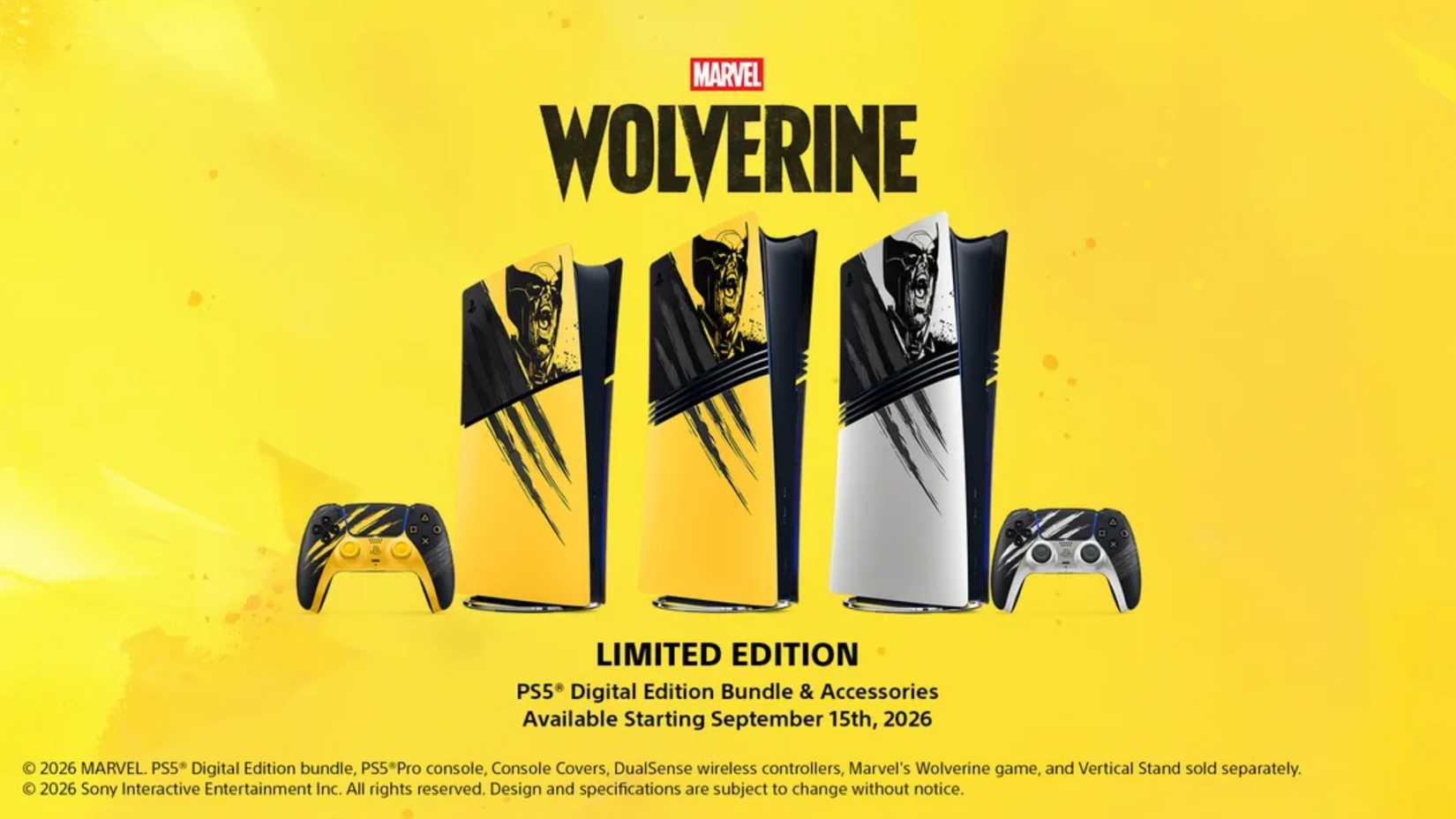 limited edition wolverine ps5s and controllers.