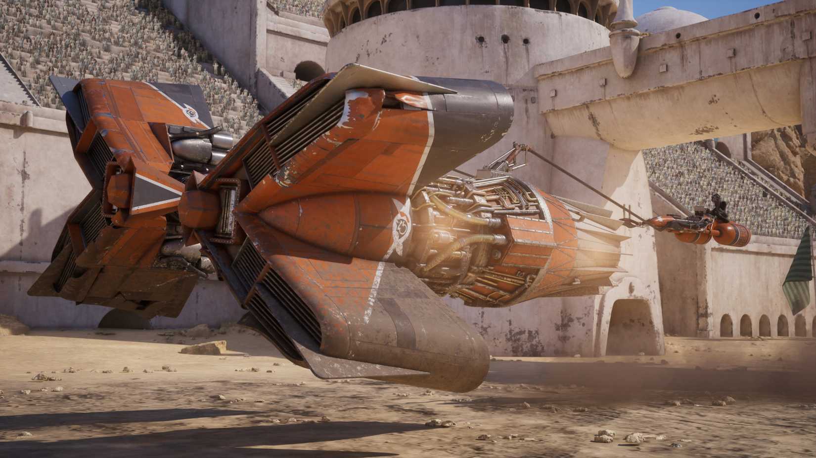 podracer in star wars galactic racer.