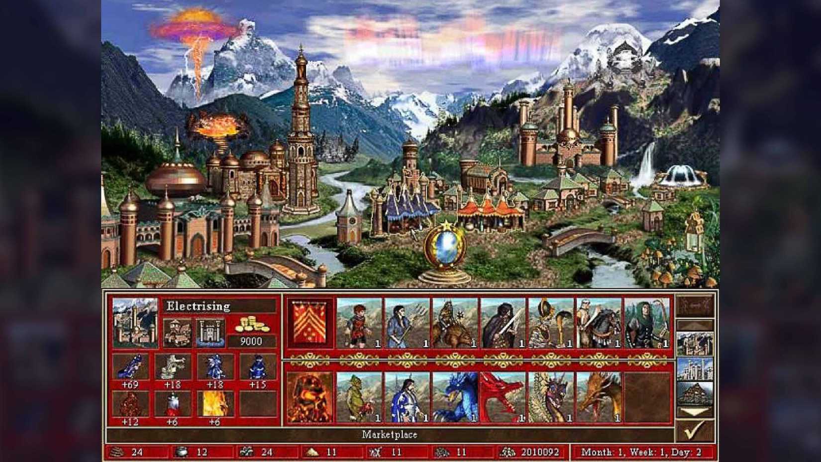 screenshot from heroes of might and magic 3 complete.