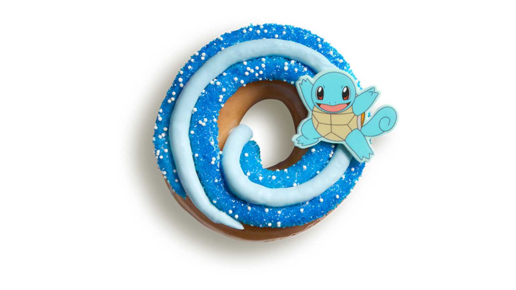 pokemon krispy kreme squirtle donut.