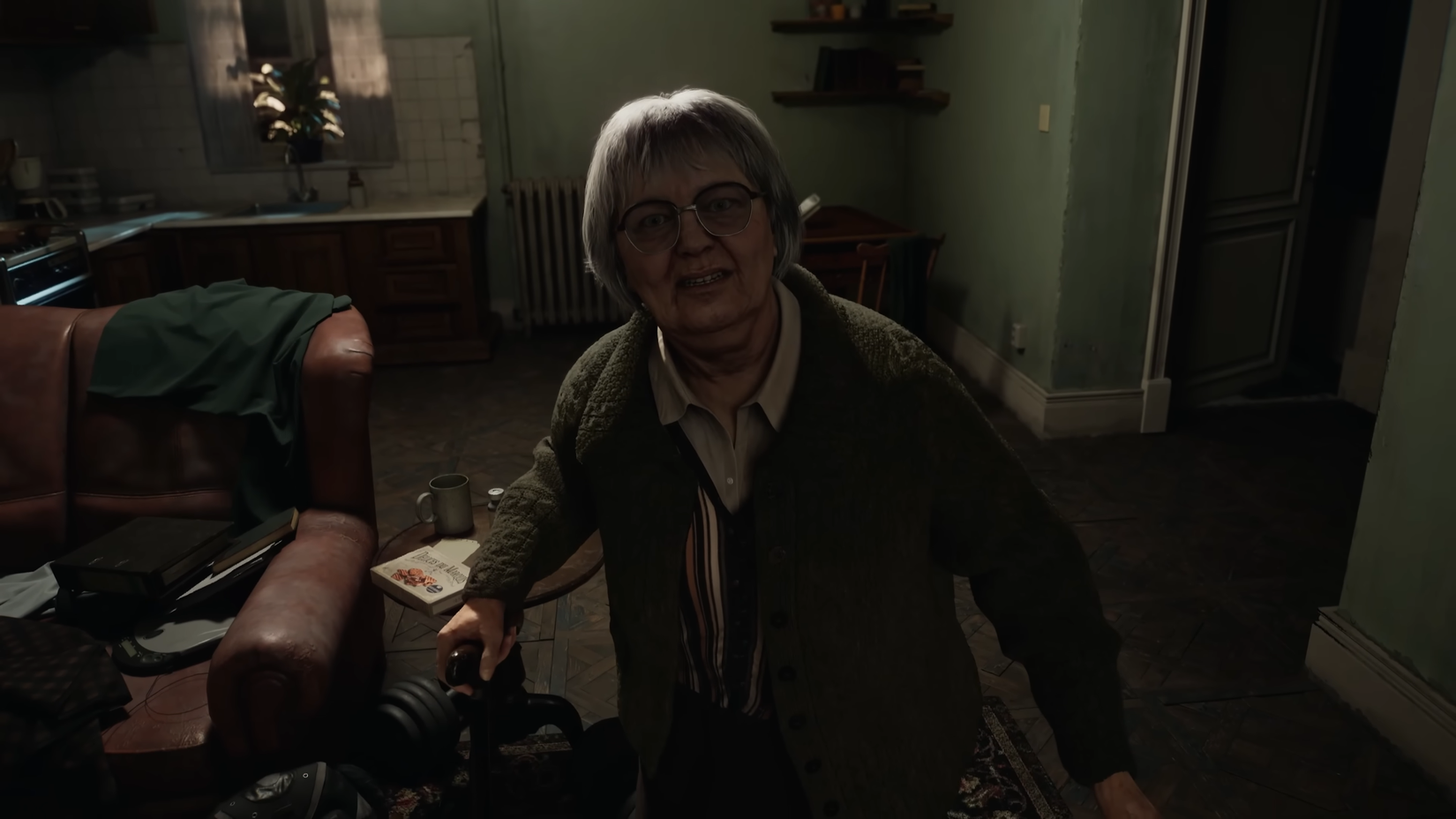 old lady from Resident Evil Veronica trailer