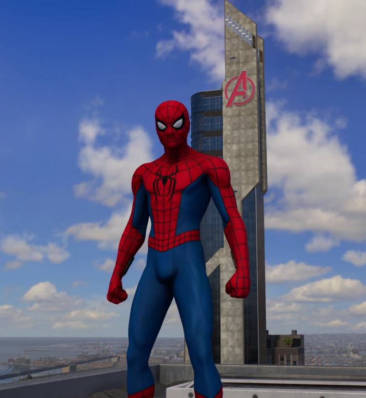 A mod that adds Fortnite's Brand New Day suit to Marvel's Spider-Man 2.