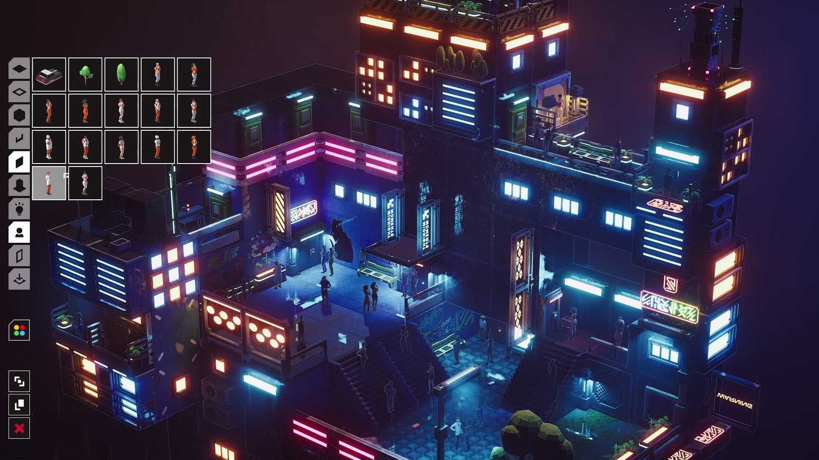 The player selects from a number of unique NPCs in Midnight Moments. 