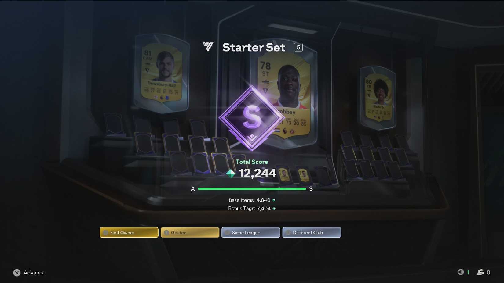 An image of a graded FUT set in FC 27.
