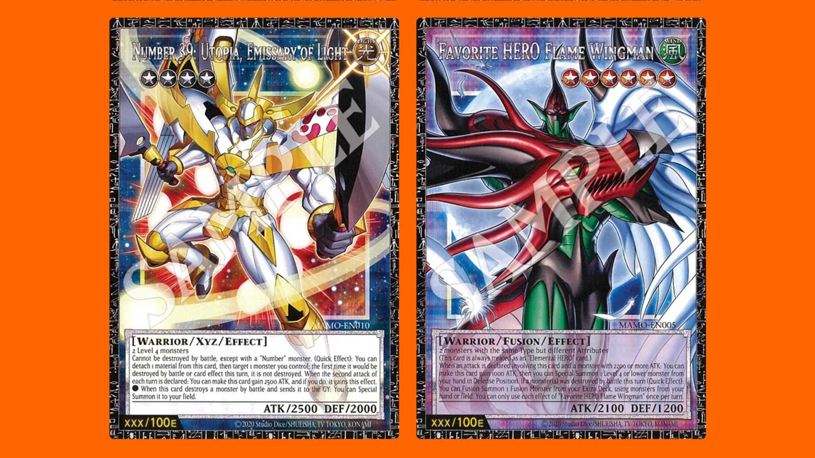 An image of two monster cards from the Magnificent Monsters Yu-Gi-Oh set.