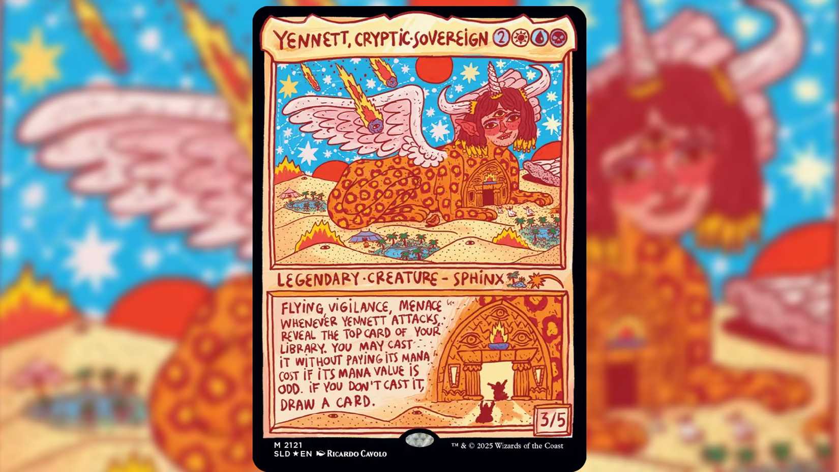 An image of Yennett, Cryptic Sovereign from the MTG odds and ends deck.