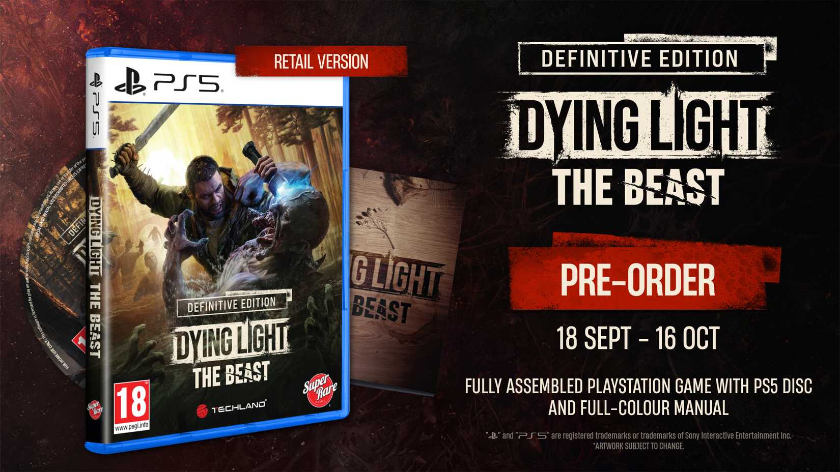 The retail edition of Dying Light: The Beast.