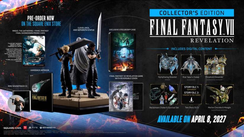 The Collector's Edition for Final Fantasy 7 Revelation.