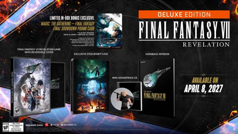 The Deluxe Edition of Final Fantasy 7 Revelation.