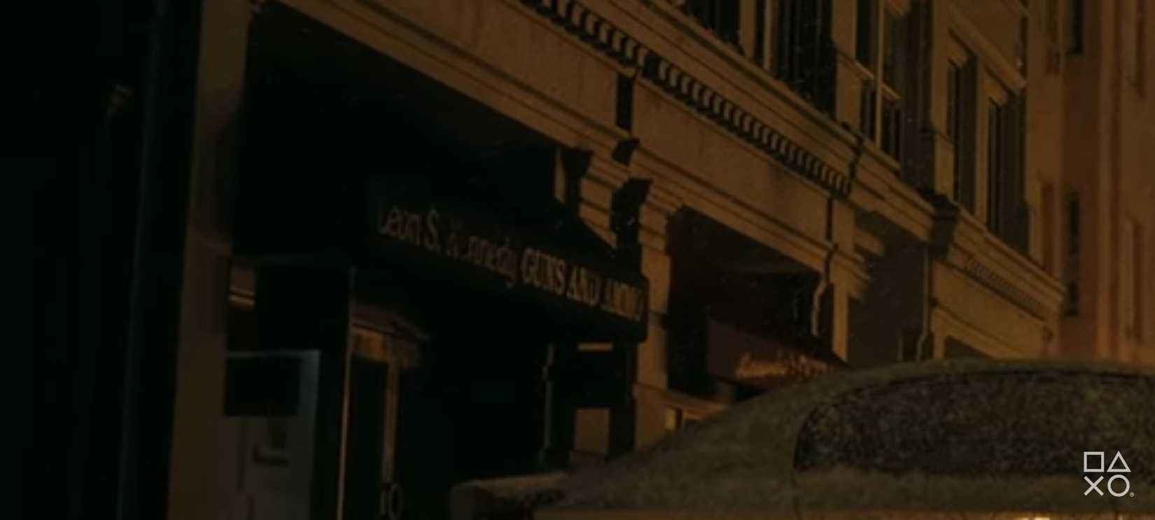 Close up of the Leon S. Kennedy's Guns And Ammo Store
