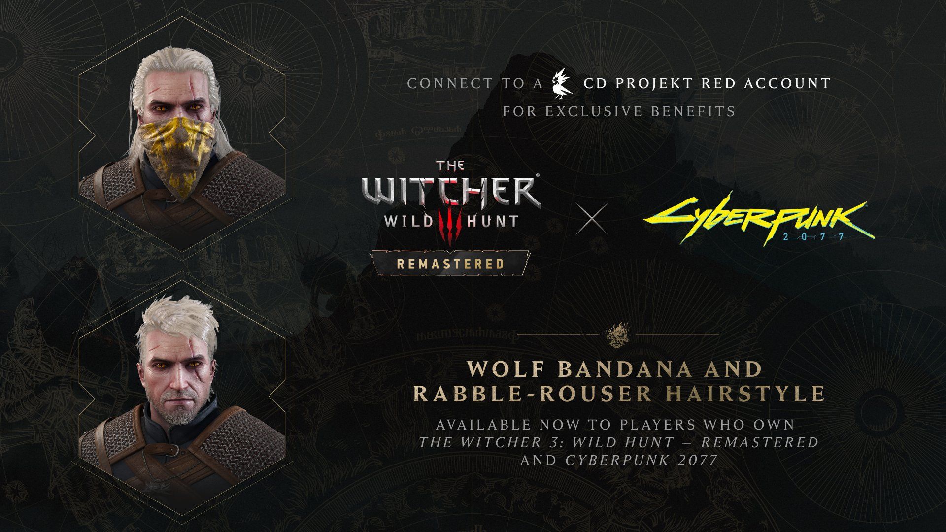 Witcher 3 collaborative cosmetics with Cyberpunk 2077