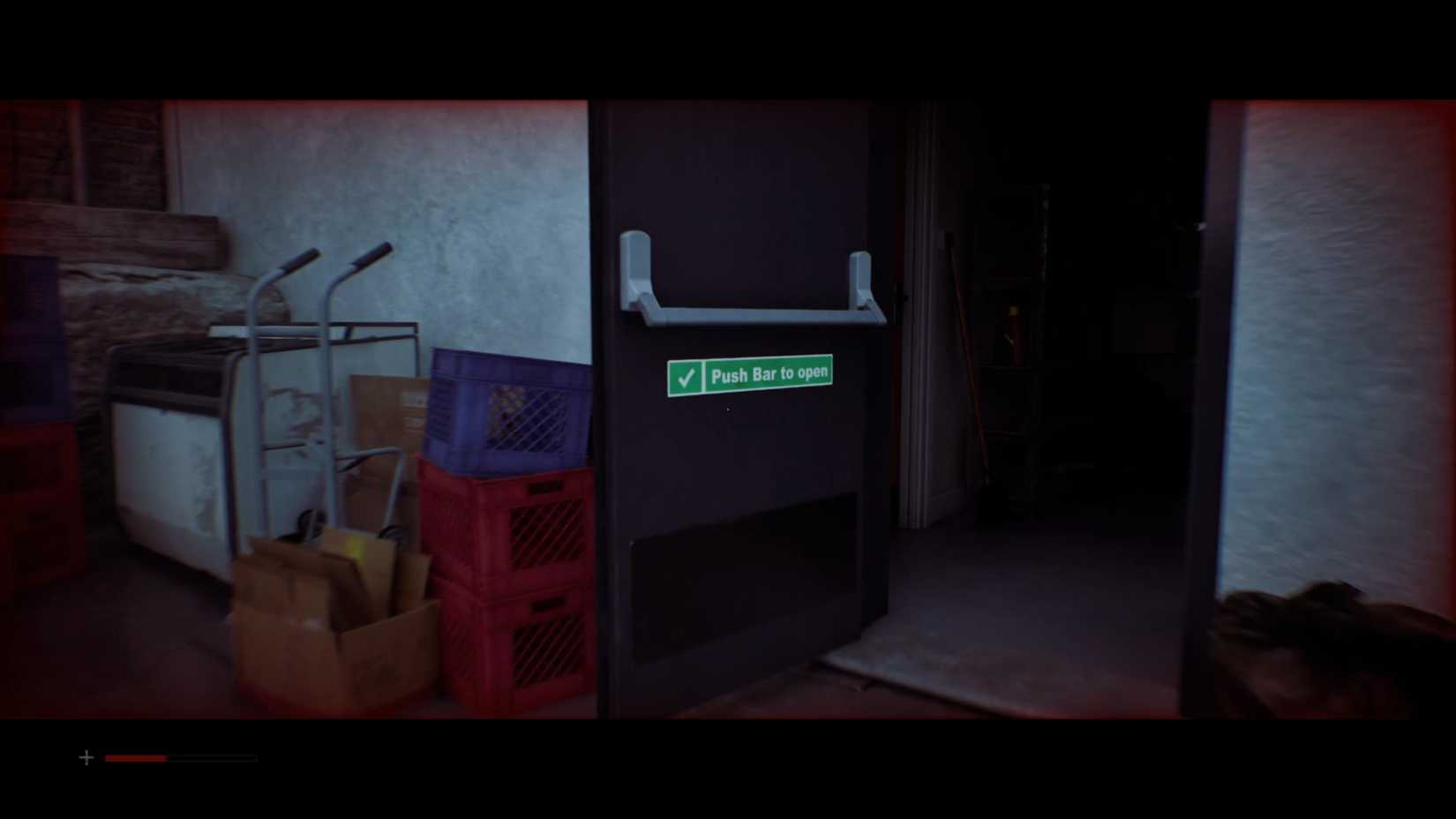 A backdoor open in Silent Hill Townfall.