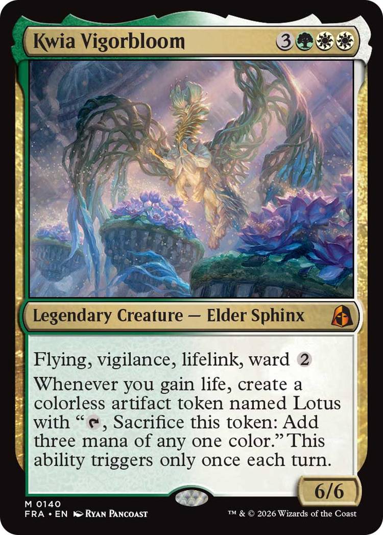 An image of Kwia Vigorbloom MTG card from Reality Fracture.