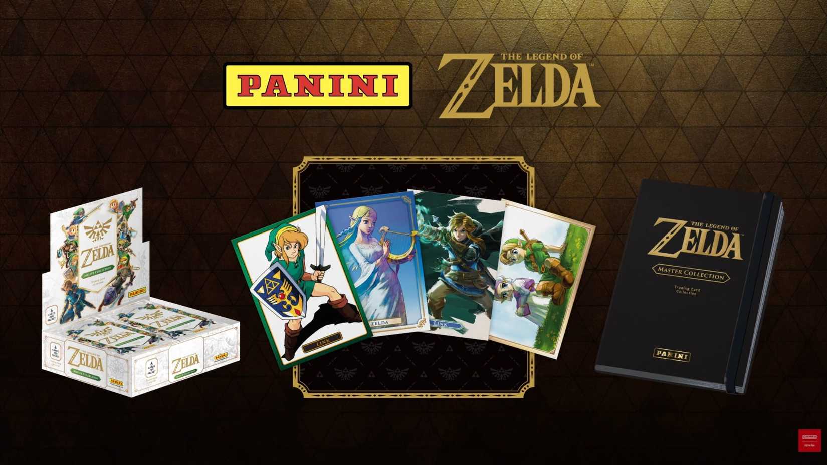 the legend of zelda master collection trading cards.