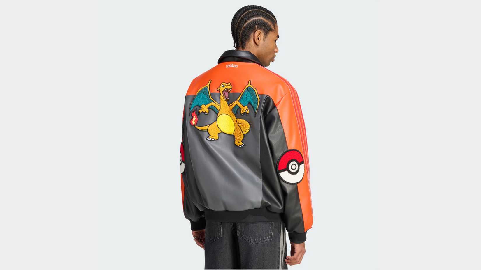 pokemon x adidas charizard jacket.
