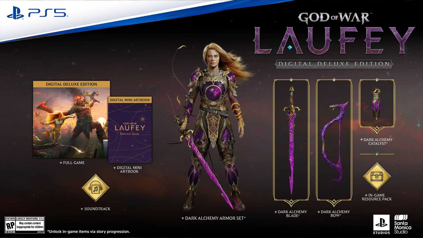 everything included in the god of war laufey deluxe edition.